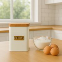 Contenedor Cuadrado con Tapa para Azúcar 1.6 Lts