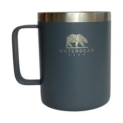 Vaso Térmico Negro Acero Inoxidable con Tapadera