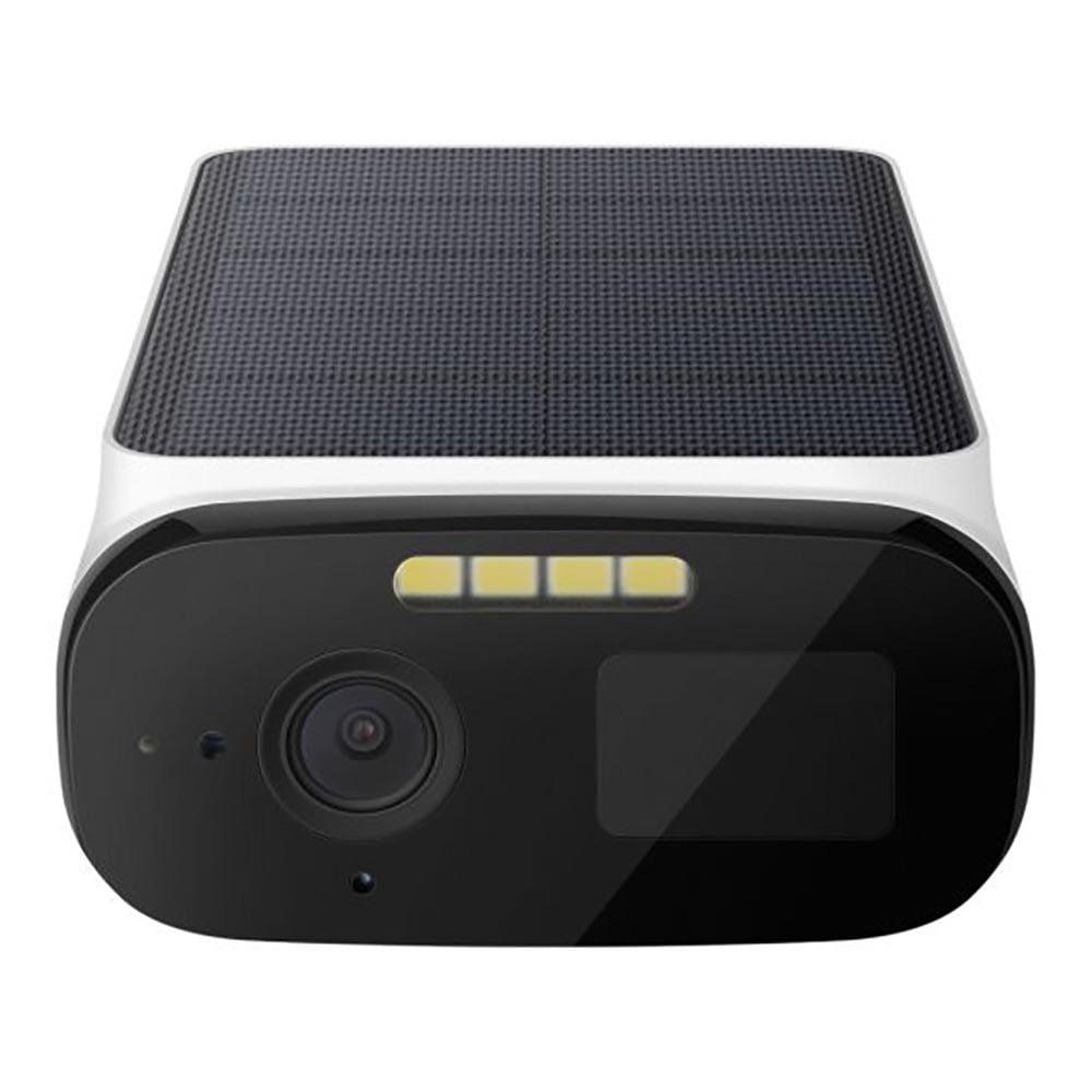 Cámara de Seguridad Inteligente Tipo Bala con Panel Solar para Exterior