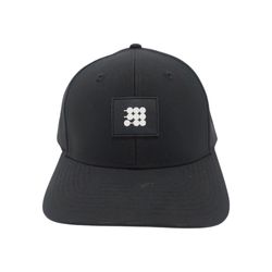 Gorra Ajustable Negra con Logo Cubitt