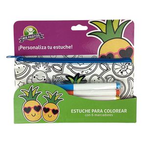 Estuche Para Colorear Piña