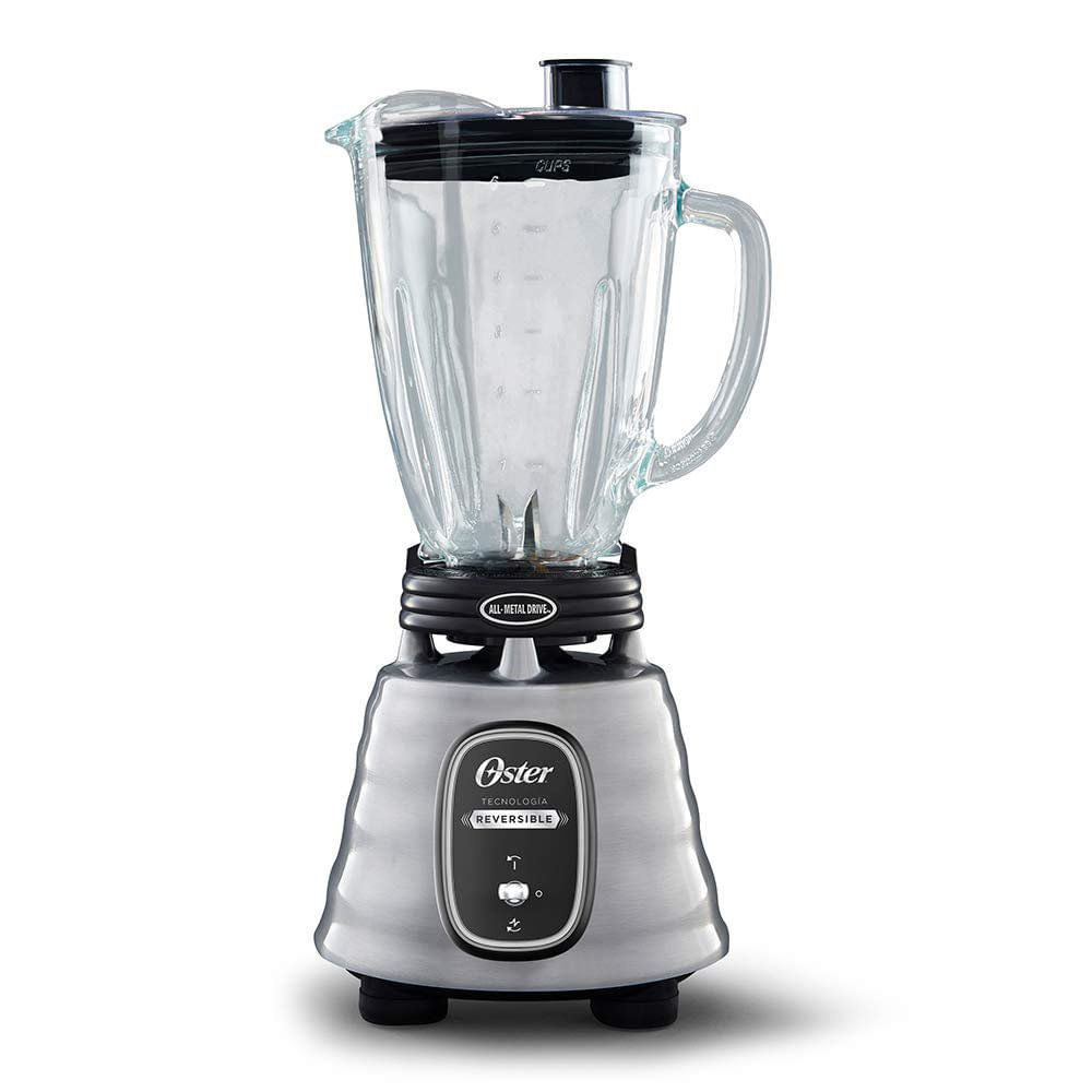 Licuadora con Jarra de Vidrio de 1.5 L 700 W con Pulso Color Plateado