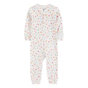 Mameluco para Bebé Color Marfil con Estampado Floral Varias Tallas