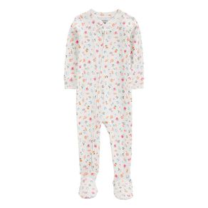 Mameluco para Bebé Color Marfil con Estampado Floral Varias Tallas