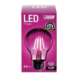 Bombilla Pera Led Morada E27 De 4.5 W - Feit