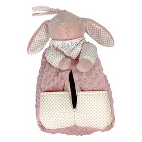Organizador-de-Pañales-con-Conejo-de-Peluche-Rosado