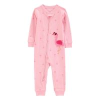 Mameluco para Bebé Rosa con Estampado de Flamencos Varias Tallas