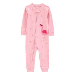 Mameluco para Bebé Rosa con Estampado de Flamencos Varias Tallas