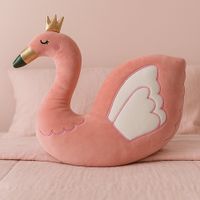 Cojin-Decorativo-Forma-Cisne-Rosa
