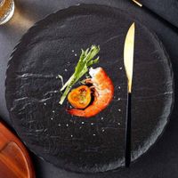 Plato-De-Porcelana-Color-Negro-Para-Cena-11-Plg---Wilmax