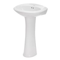 Lavamanos Torino Blanco Con Pedestal - Corona