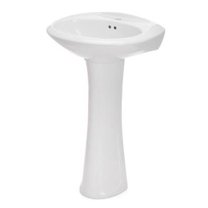 Lavamanos Torino Blanco Con Pedestal - Corona