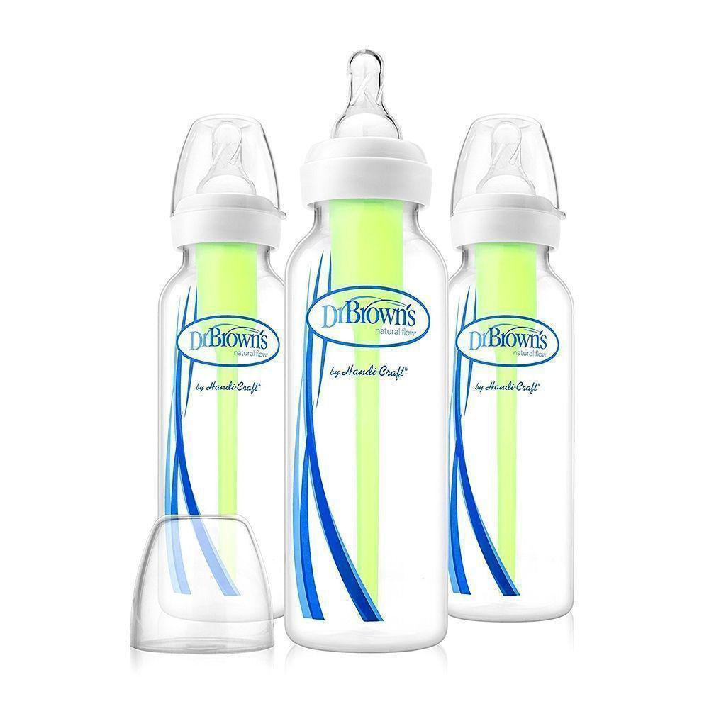Set de Pachas Options+ Anticólicos con Mamón Preemie y Cuello Delgado de 3 Piezas de 4 Oz…