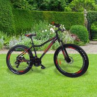 Bicicleta-de-Montaña-Rin-24-de-Aluminio-Negra-y-Naranja---Diamond