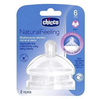 Tetina Natural Feeling 6M + Flujo Rápido - Chicco