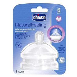 Tetina Natural Feeling 6M + Flujo Rápido - Chicco