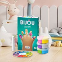 Set-de-6-Latas-de-Arcilla-Anillos-de-Flores---Hey-Clay