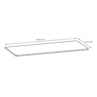 Top para Mueble Base de Cocina de 120x53x1.5 Cm - Kits Parana