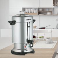 Percoladora De Café 60 Tazas Acero Inoxidable Con Doble Calentador