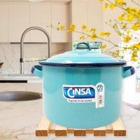 Olla-Recta-20-Orejas-Roladas-Azul-Turquesa---Cinsa