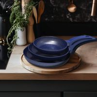 Set de 3 Sartenes Azul de 20, 24 y 28 Cm