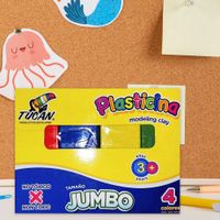 Plasticina-Jumbo-4-Colores-400-G---Tucan