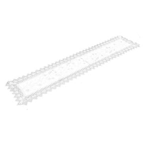 Camino De Mesa 40X180 Cms Blanco Flores - Viva