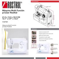 Máquina para Coser Multi Función - Rosthal