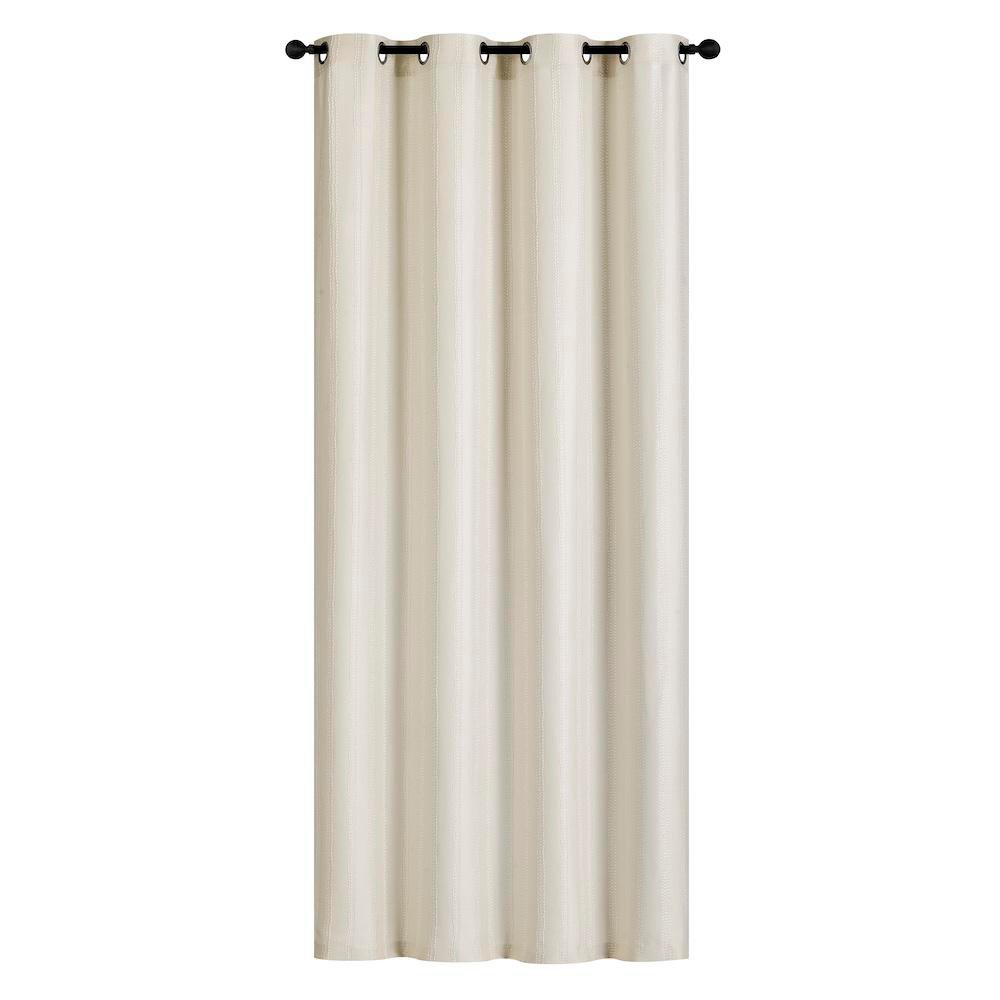 Cortina Jacquard de 140 x 240 Cm - Varios Colores Beige