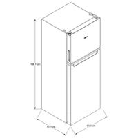Refrigerador Top Mount Xpert Energy Cromo 11 Pies - Whirpool