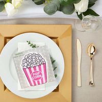 Set De Servilletas Diseño Popcorn 12 Pzas 33x33 Cm - Toscana