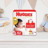 Pañal-Desechable-Cuidado-Natural-Talla-XG-62-Unidades---Huggies