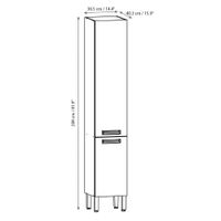 Mueble Para Despensa De 36.5x40.3x208 Cm - Kits Parana