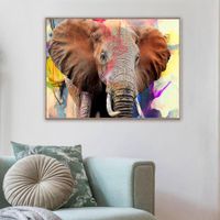 Cuadro-Decorativo-Elefante-60X80-Cm-con-Marco