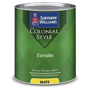Esmalte Colonial Amarillo Azafran 1 Gal - Sherwin Williams
