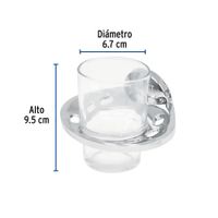 Portavaso-Cepillero-con-Vaso-Aqua---Foset