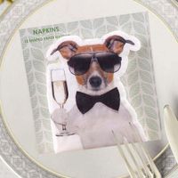 Set De Servilletas Diseño Cachorro 12 Pzas 33x33 Cm - Toscana