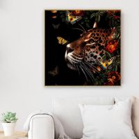 Cuadro-Decorativo-Leopardo-80X80-Cm-con-Marco
