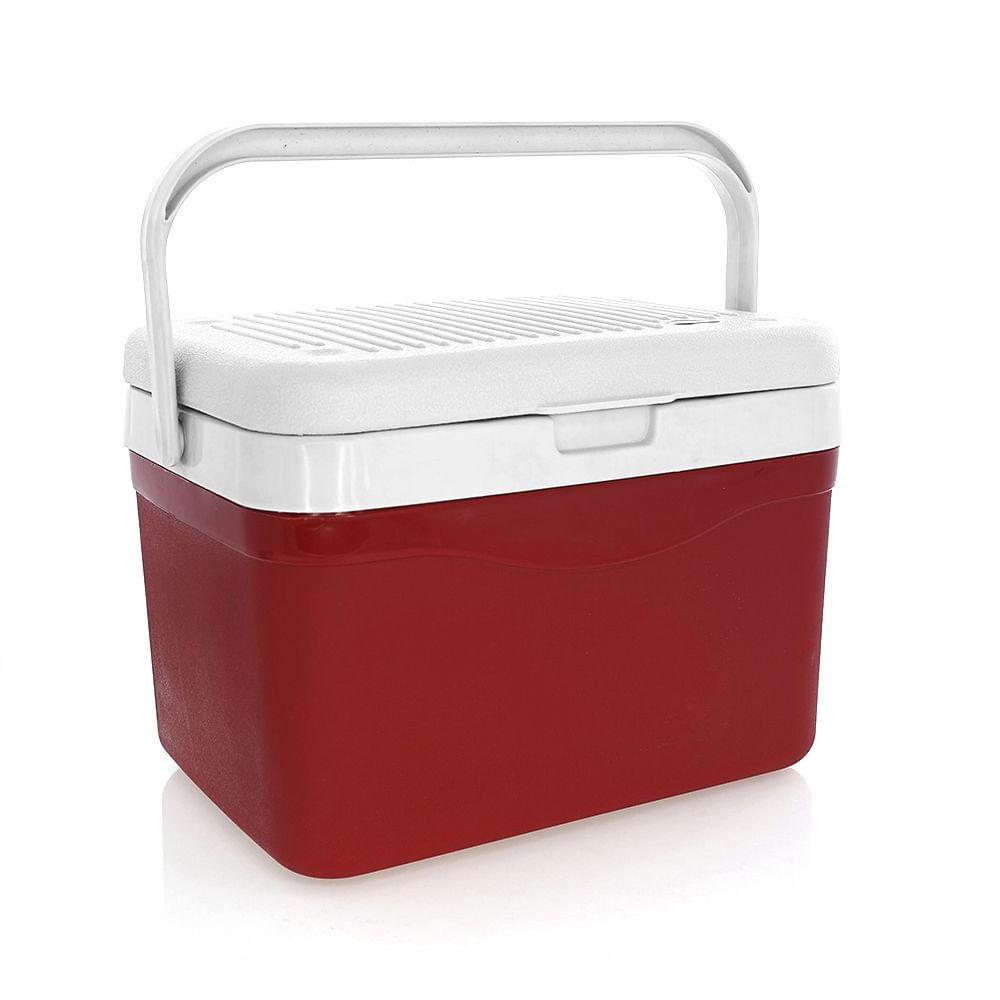 Hielera Rectangular Tipo Lonchera Polar Pequeña de 5 Litros Roja
