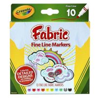 Marcador Punto Fino 10 Colores - Crayola