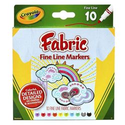 Marcador Punto Fino 10 Colores - Crayola