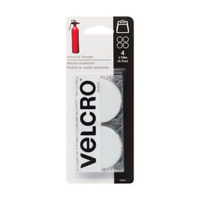 Velcro Industrial Circular Blanco De 1 7/8 Plg X 1 7/8 Plg - Velcro