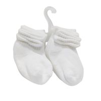 Calcetines Blancos Cortos para Bebé 10 Pzas - Varias Tallas