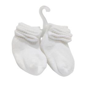 Calcetines Blancos Cortos para Bebé 10 Pzas - Varias Tallas