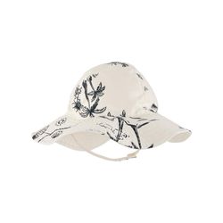 Sombrero de Natación Blanco Estampado para Niña - Varias Tallas