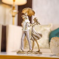 Figura-Decorativa-Familia-con-Paraguas