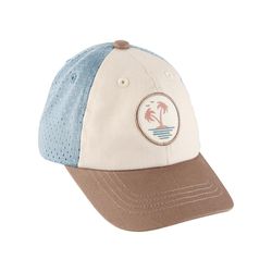 Gorra Tipo Baseball Colorblock Beige y Azul para Niño - Varias Tallas