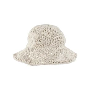 Sombrero de Crochet Crema para Niña - Varias Tallas