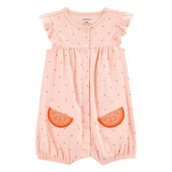 Romper Melón con Bolsillos de Fruta para Niña - Varias Tallas