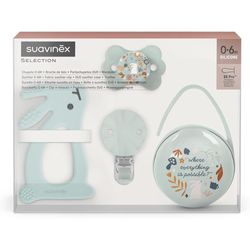 Set Regalo Wonderland Azul 0-6M 4 Piezas Suavinex